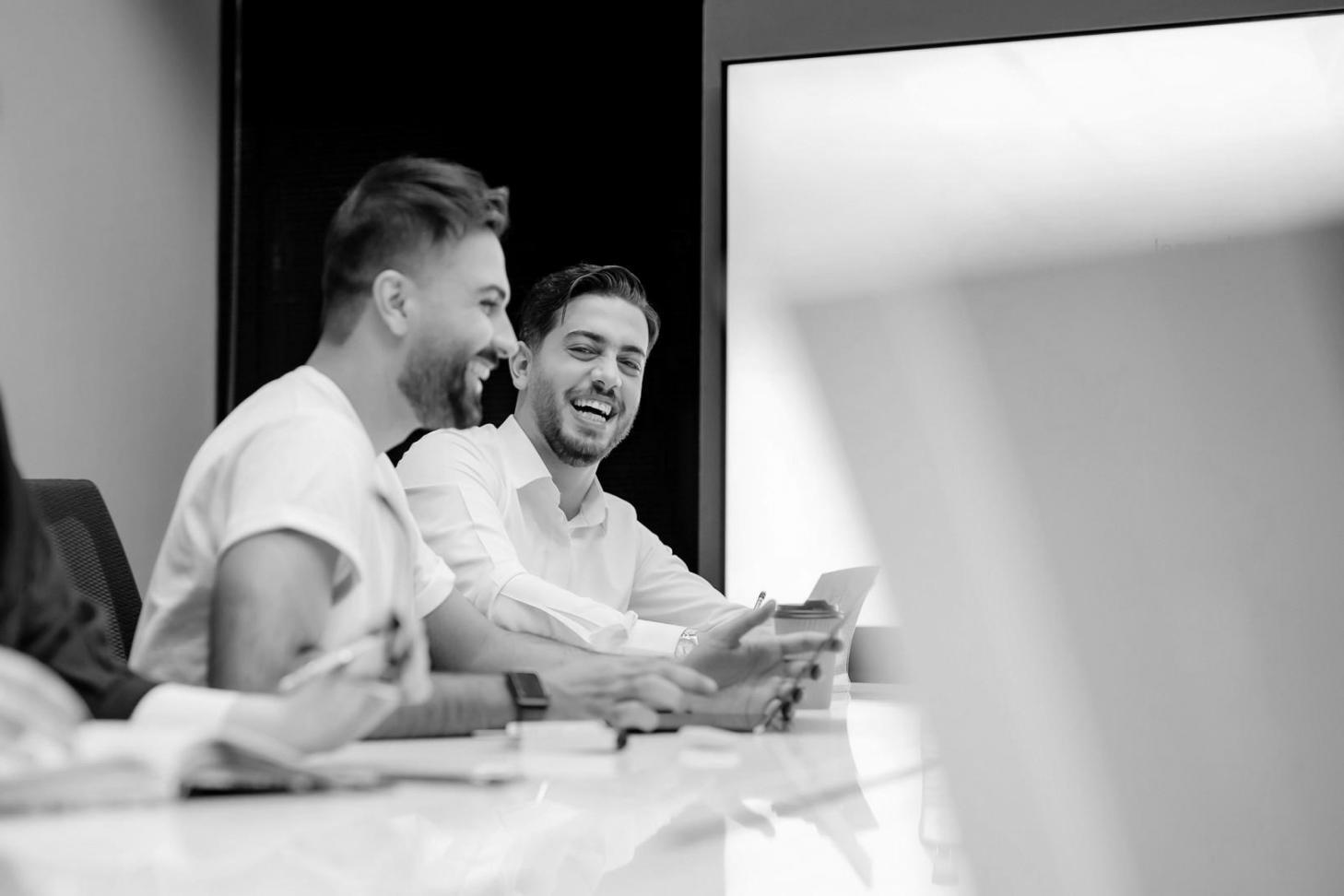 Financial planning workspace with organized documents